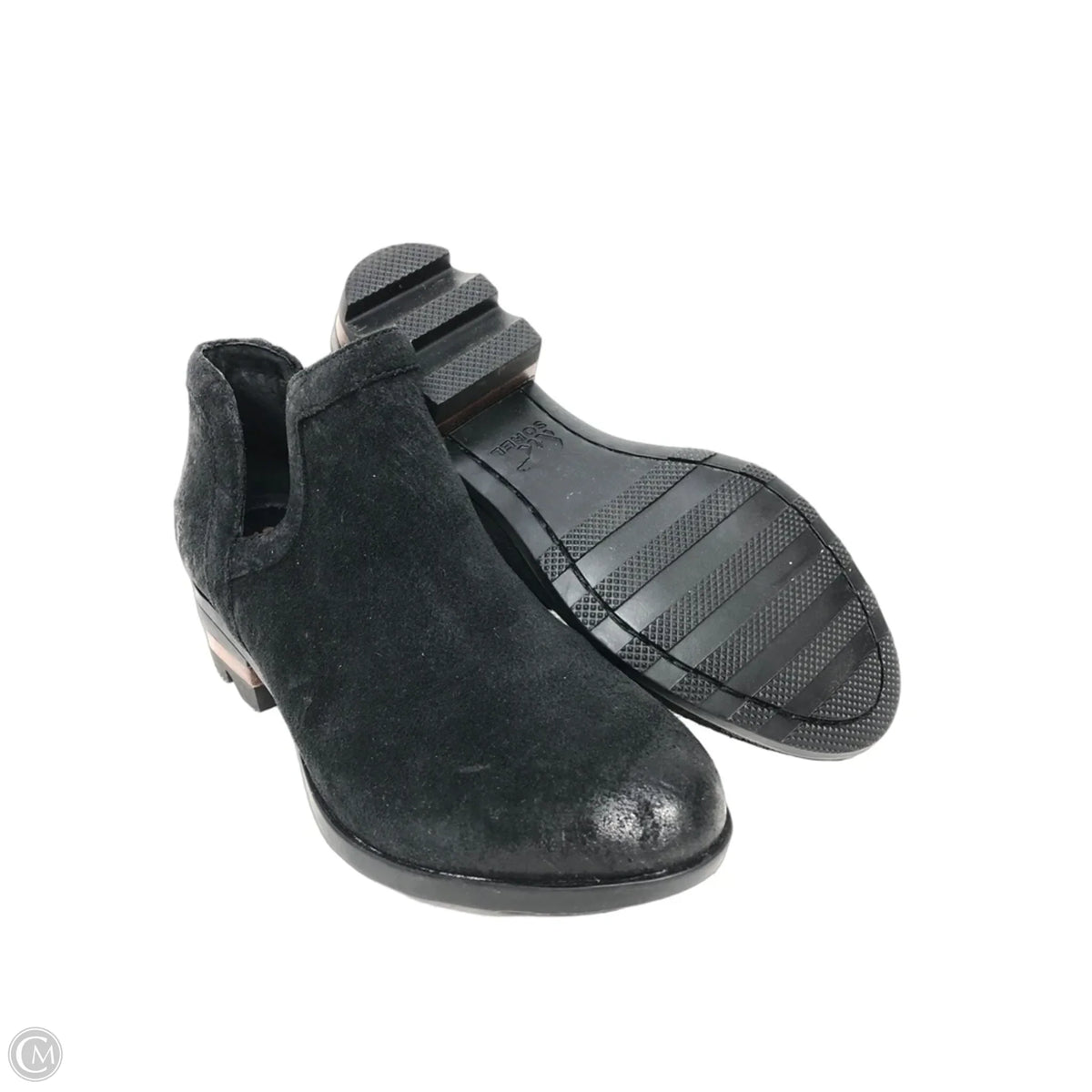 Boots Ankle Heels By Sorel In Black, Size: 6