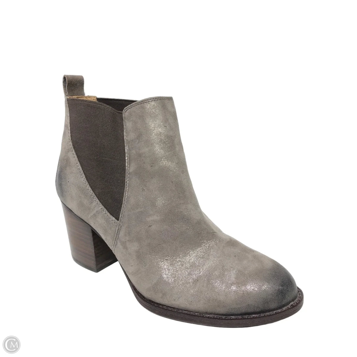 Boots Ankle Heels By Sofft In Taupe, Size: 8.5