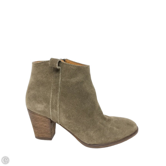 Boots Ankle Heels By Madewell In Brown, Size: 7