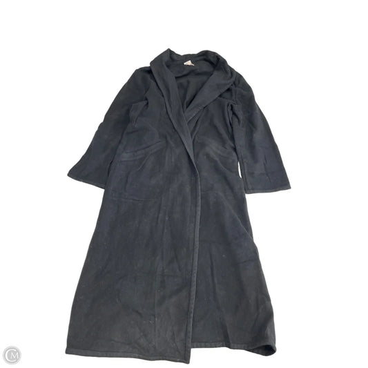 Coat Wool By Eileen Fisher In Black, Size: S