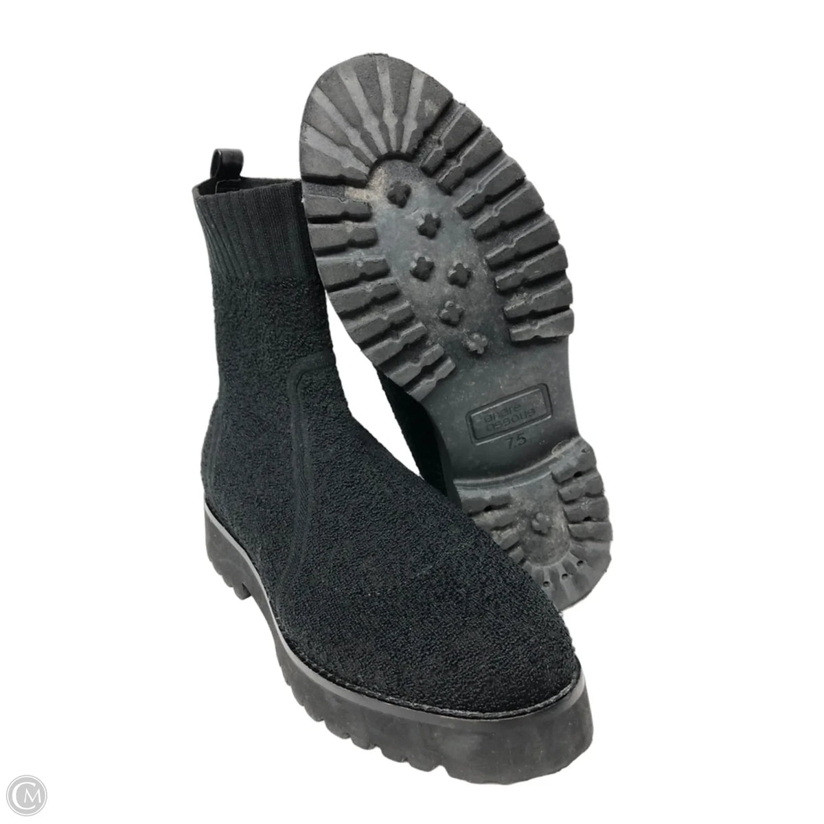 Boots Ankle Flats By Cmc In Black, Size: 7.5