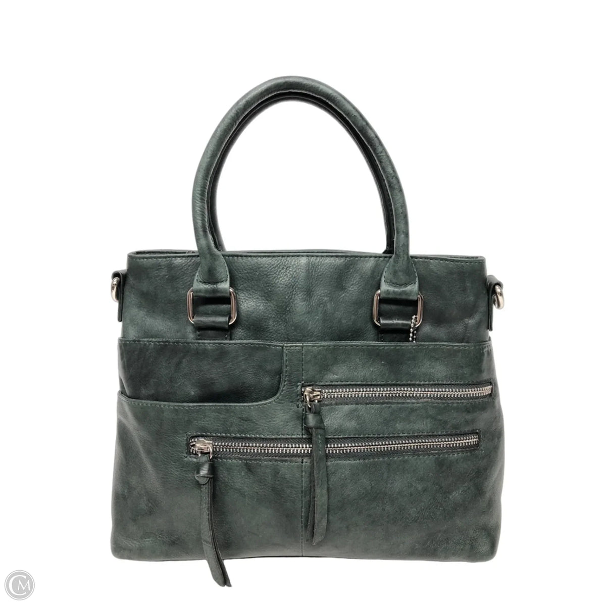 Handbag Leather By Cmc, Size: Small