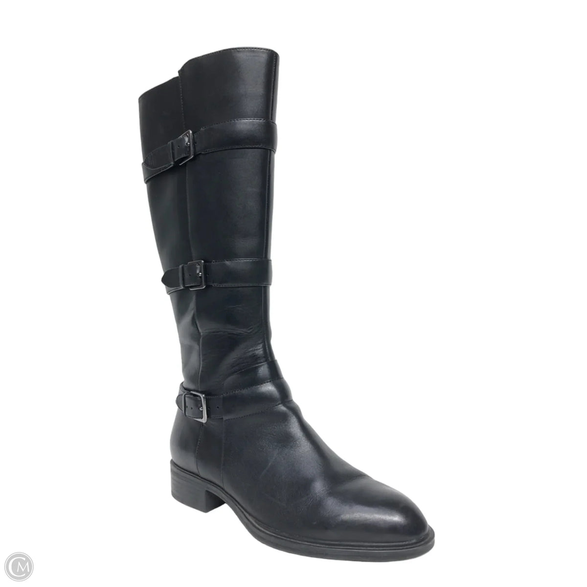 Boots Knee Flats By Ecco In Black, Size: 8.5