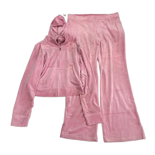 Lounge Set Pants By Juicy Couture In Pink, Size: Xl