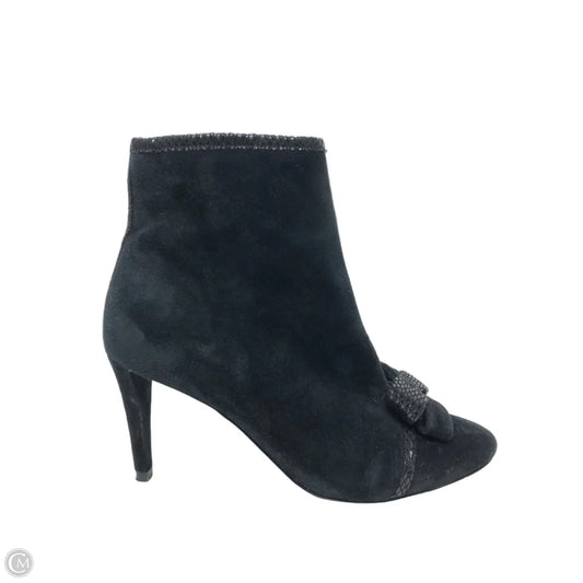 Boots Ankle Heels By Karl Lagerfeld In Black, Size: 7