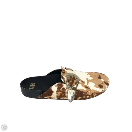 Shoes Flats By Gianni Bini In Animal Print, Size: 9.5
