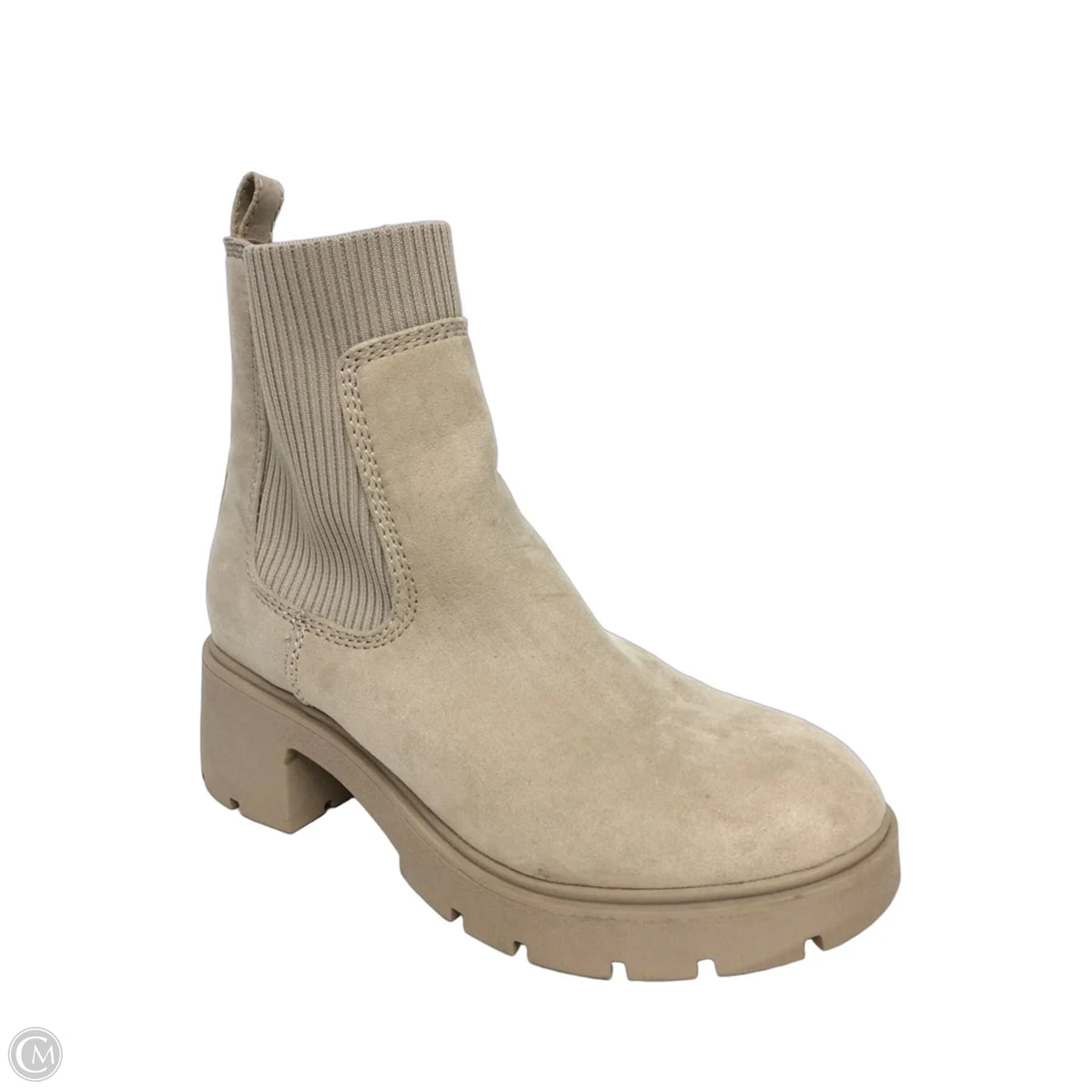 Boots Ankle Flats By No Boundaries In Taupe, Size: 9