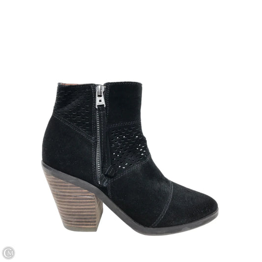 Boots Ankle Heels By Lucky Brand In Black, Size: 7.5