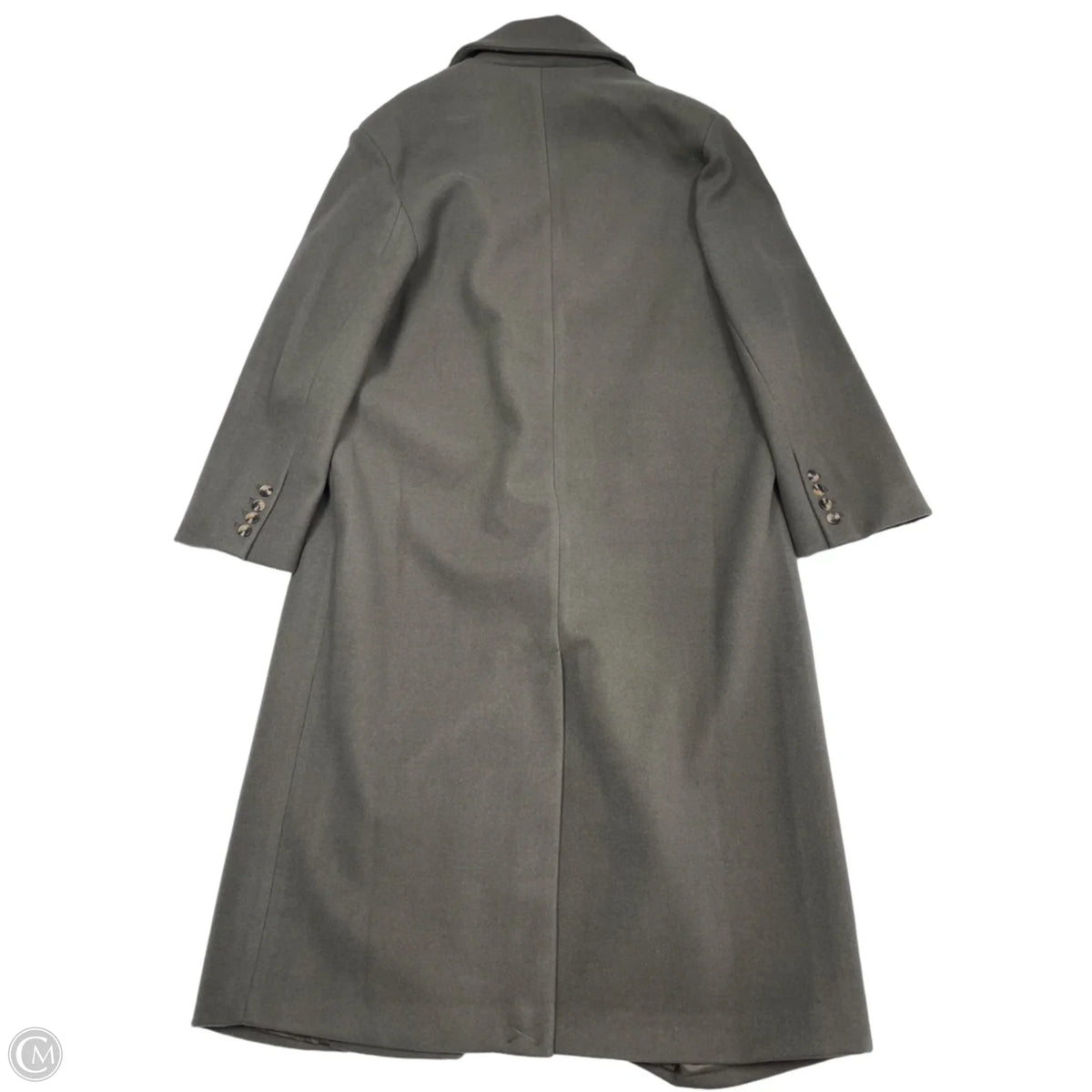 Coat Peacoat By Scoop In Green, Size: M
