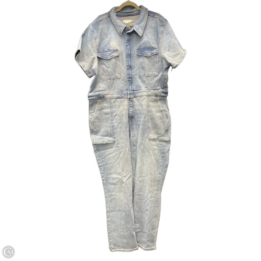 Jumpsuit By Good American In Blue Denim, Size: 4x