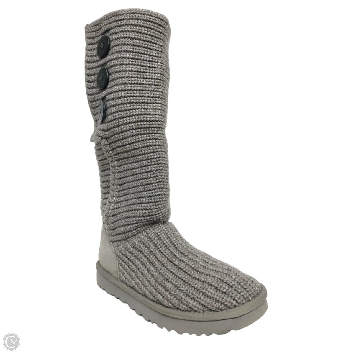 Boots Mid-calf Flats By Ugg In Grey, Size: 8