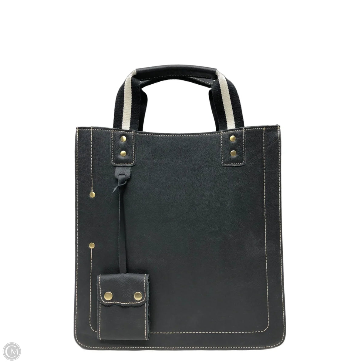 Tote Leather By Clothes Mentor, Size: Large