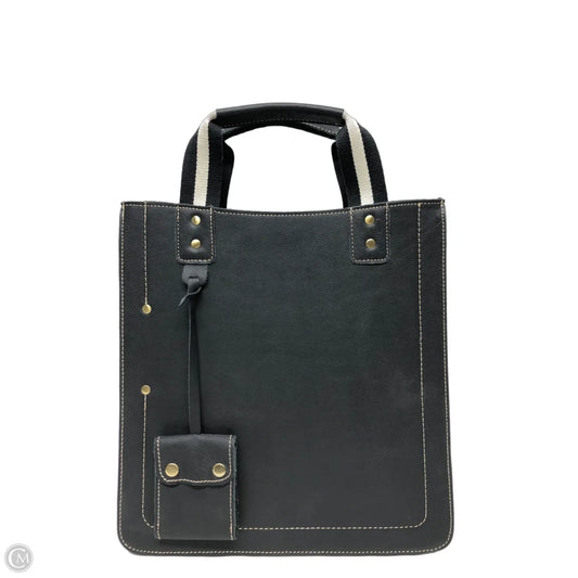 Tote Leather By Clothes Mentor, Size: Large