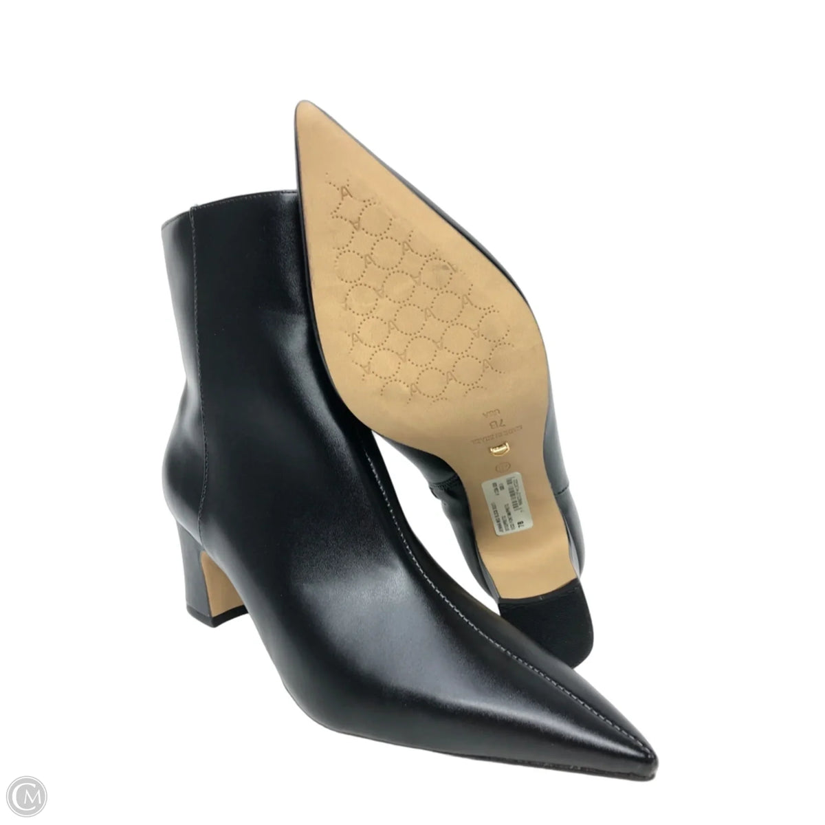 Boots Ankle Heels By Cmc In Black, Size: 7
