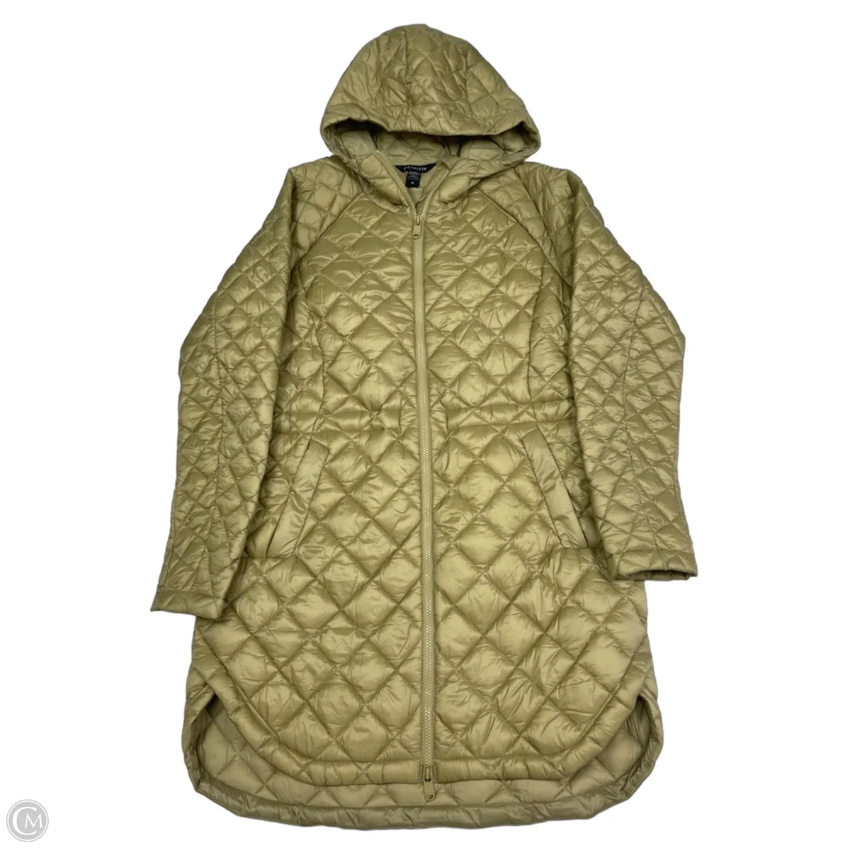 Coat Puffer & Quilted By Athleta In Tan, Size: M