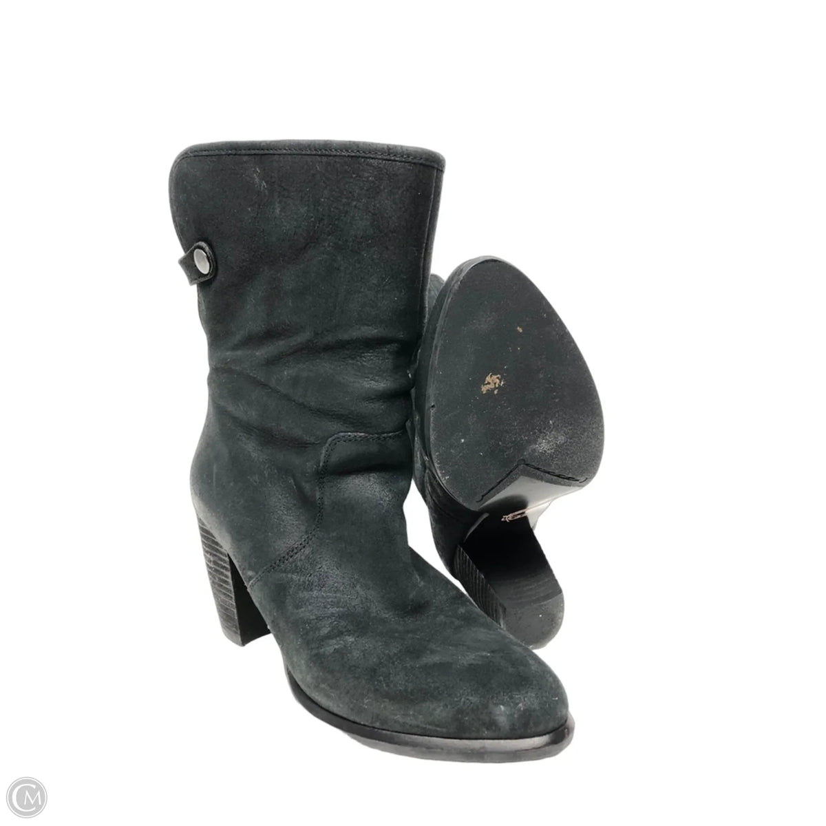 Boots Designer By Ugg In Black, Size: 5.5