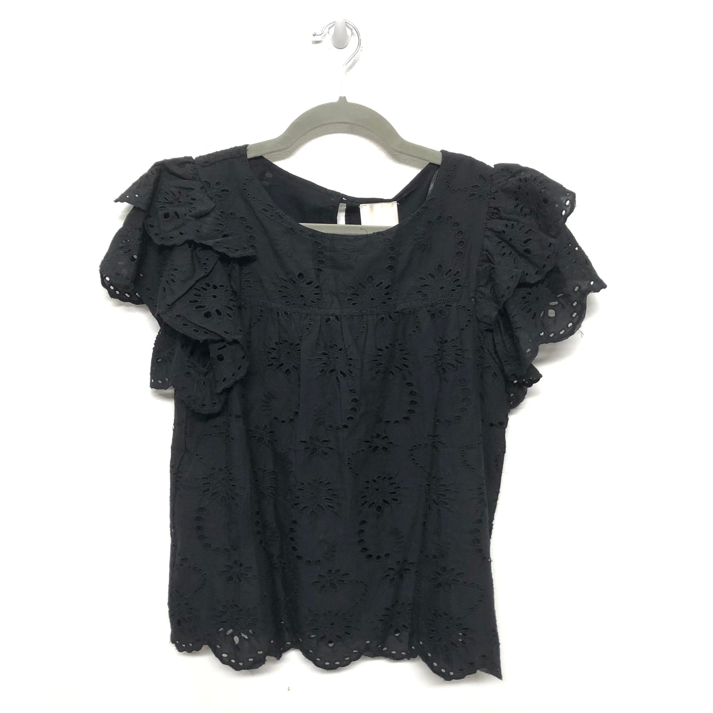 Black Top Short Sleeve Cmc, Size S