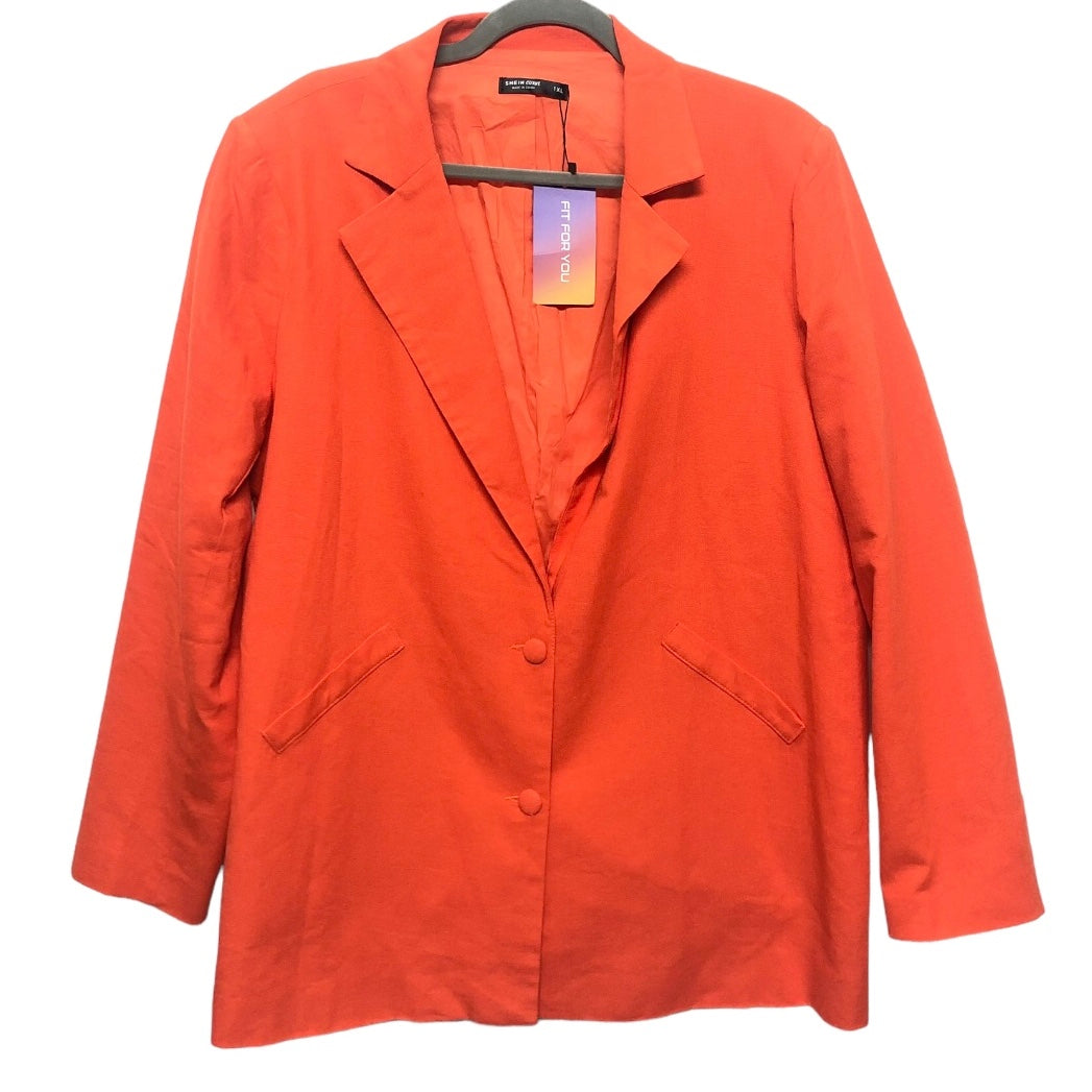 Orange Blazer Shein, Size 1x