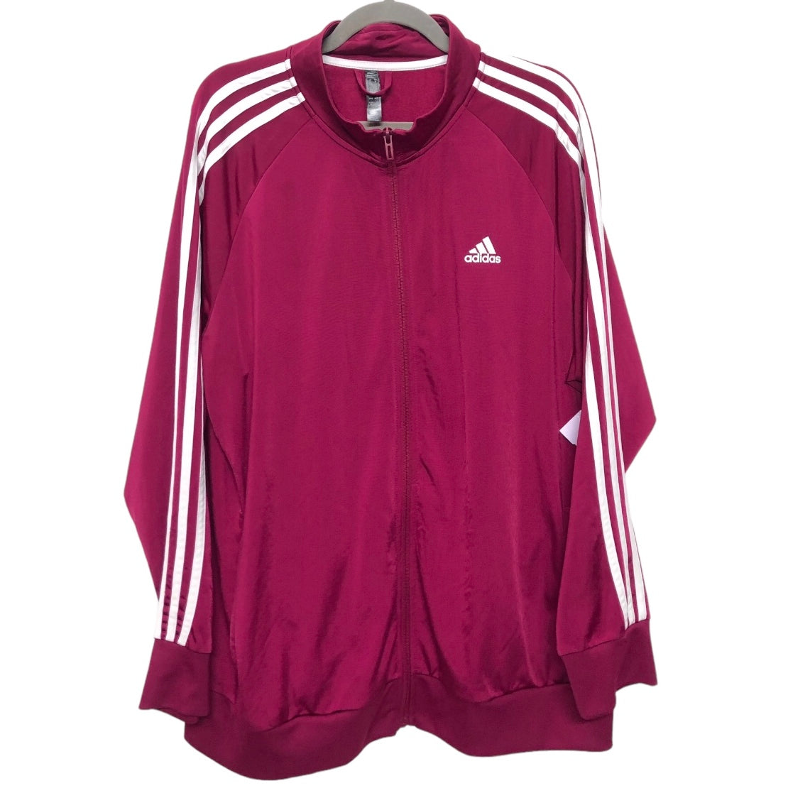 Red & White Athletic Jacket Adidas, Size 3x