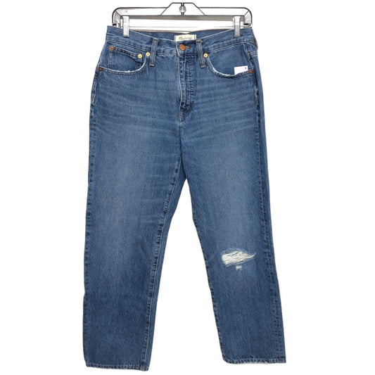 Blue Denim Jeans Straight Madewell, Size 6