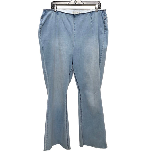Blue Denim Jeans Flared Cato, Size 16w