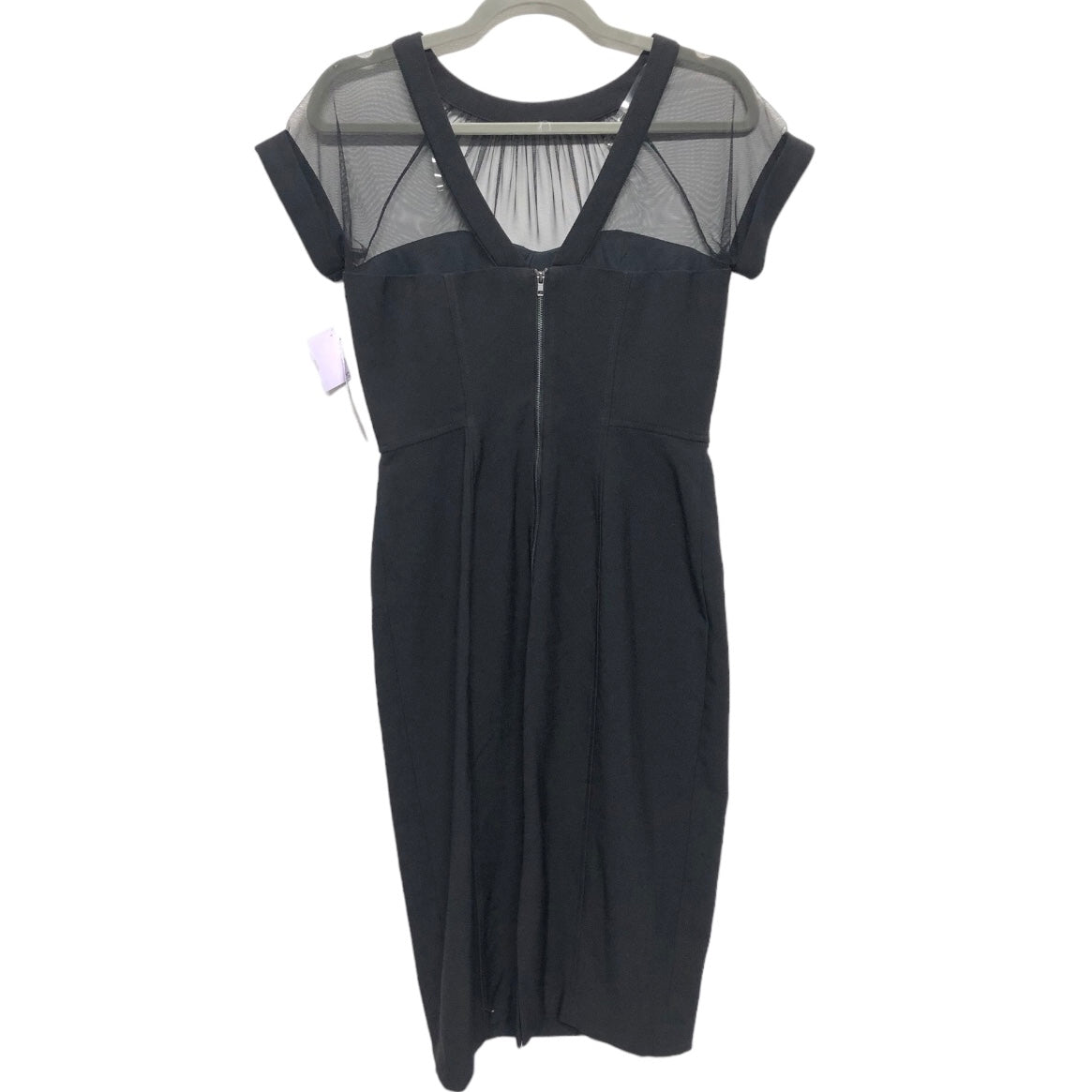 Black Dress Casual Midi Maggy London, Size 4