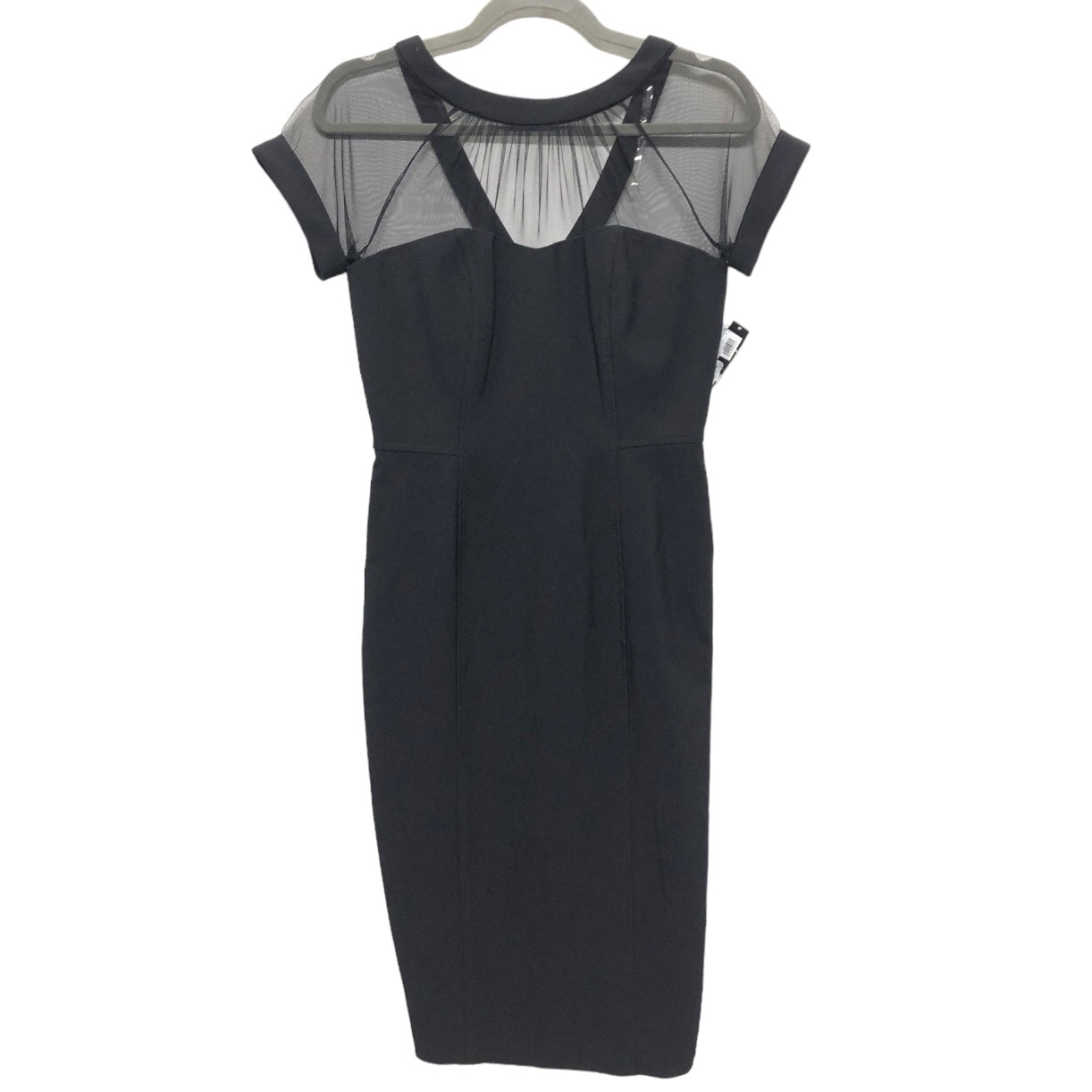 Black Dress Casual Midi Maggy London, Size 4