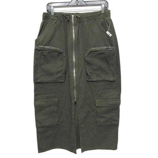 Green Skirt Maxi Clothes Mentor, Size L
