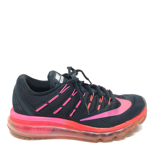 Black & Pink Shoes Athletic Nike, Size 7