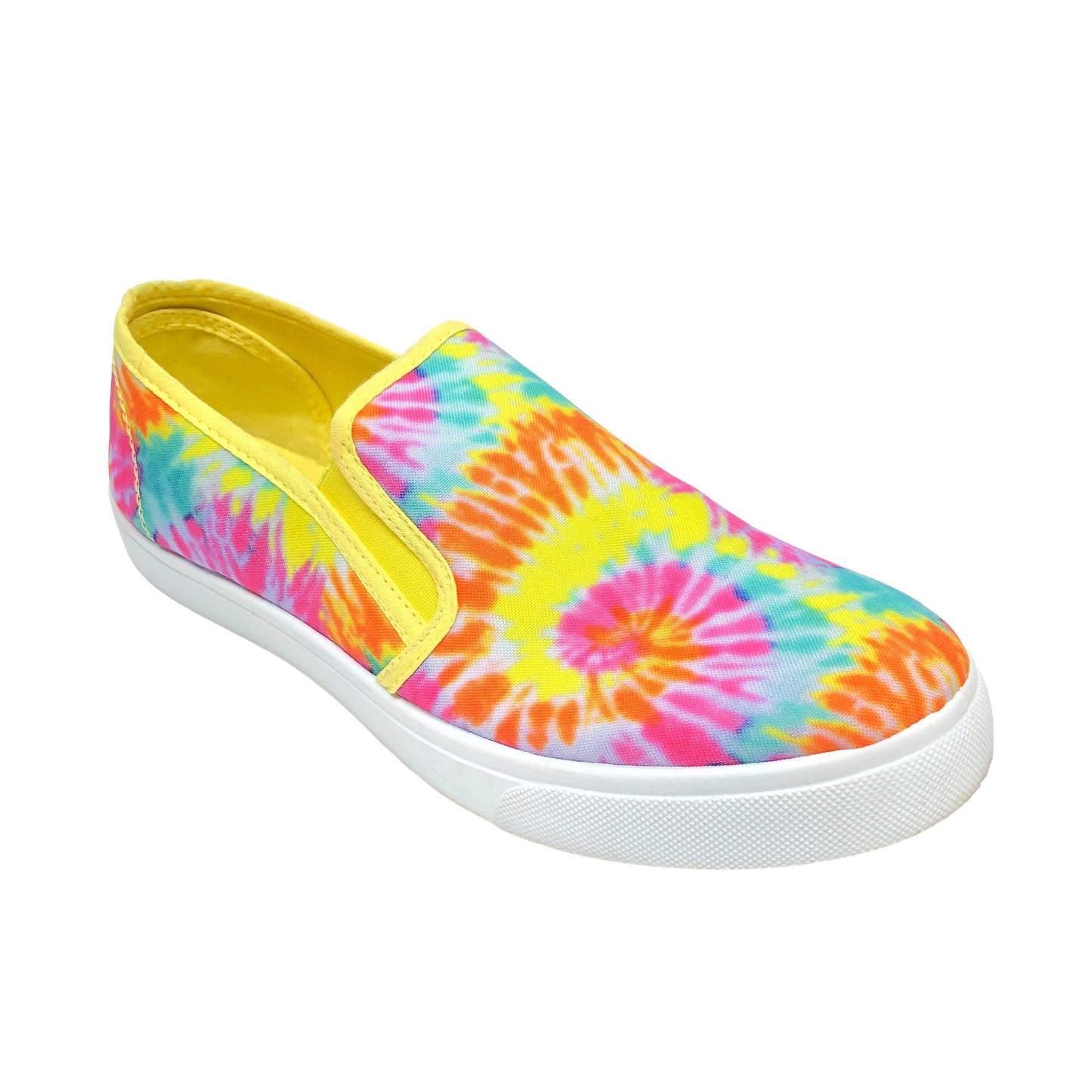 Tie Dye Print Shoes Flats Bamboo, Size 9