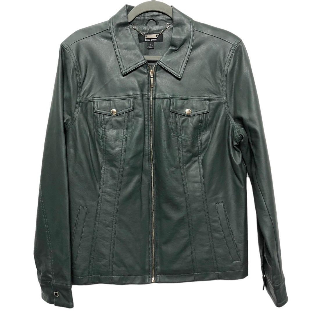 Jacket Other By Dennis Basso Qvc In Green, Size: L