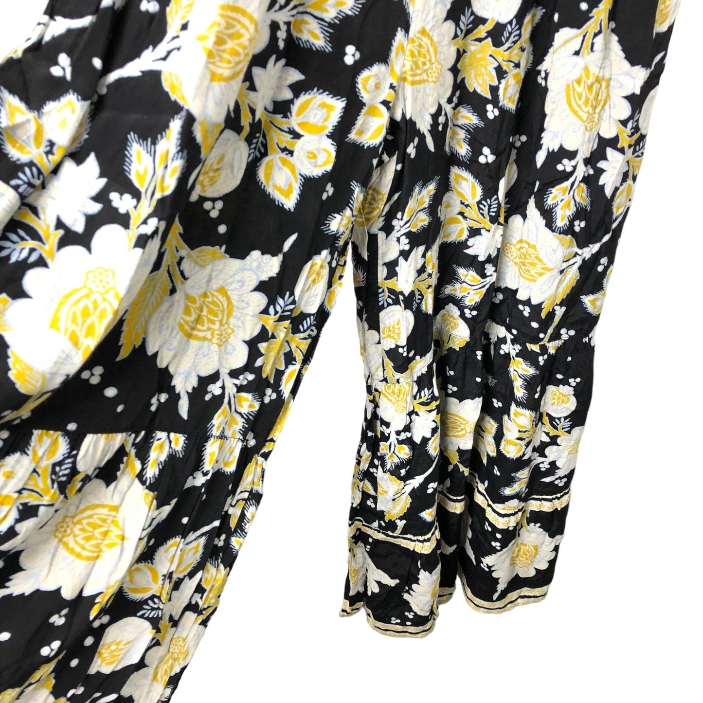 Jumpsuit By Free People In Black & Yellow, Size: Xs