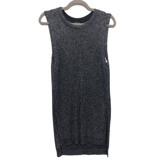 Top Sleeveless By Top Shop In Black & Silver, Size: 4