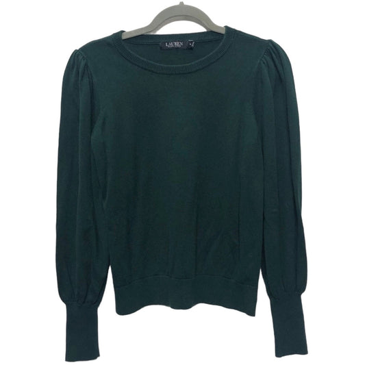 Sweater By Lauren By Ralph Lauren In Green, Size: M