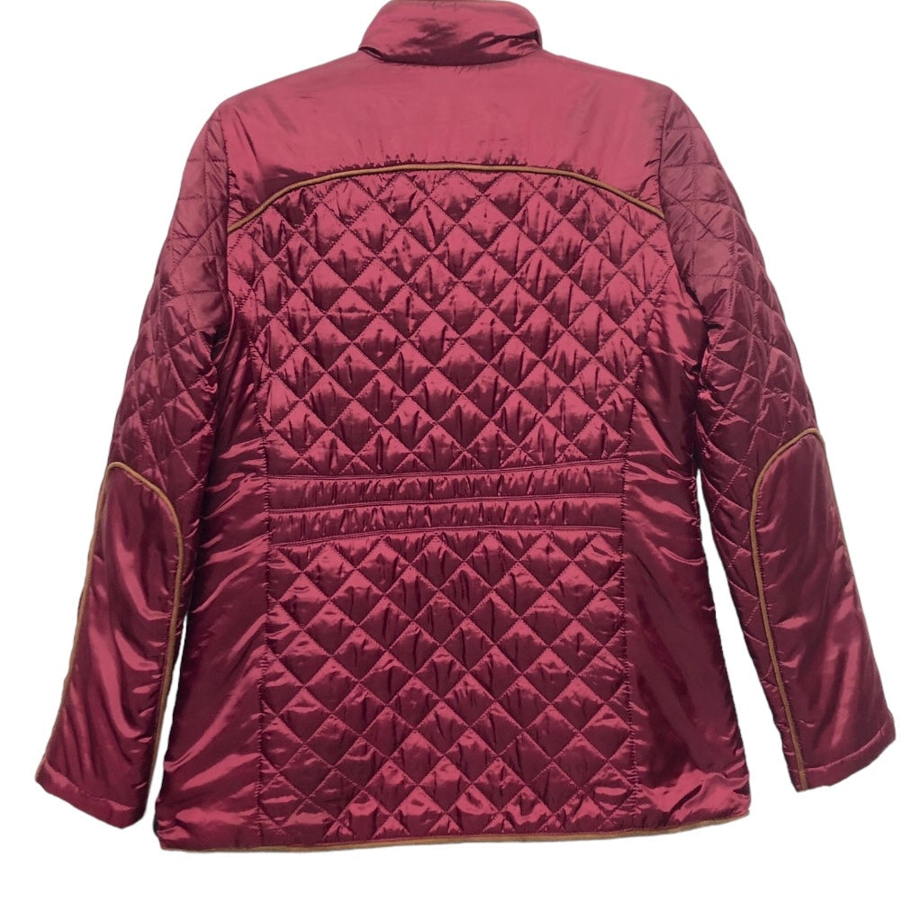 Jacket Puffer & Quilted By Rafaella In Red, Size: S