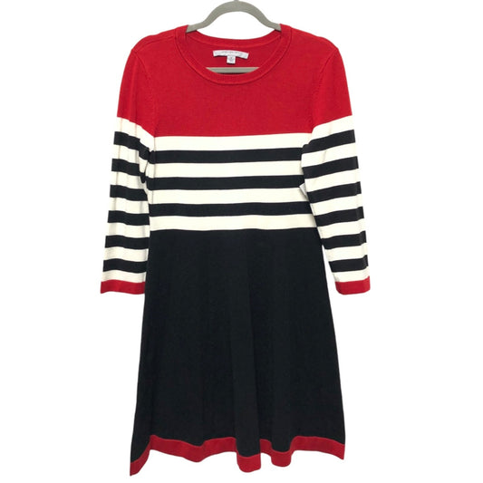 Dress Casual Short By Marc New York In Black & Red, Size: M