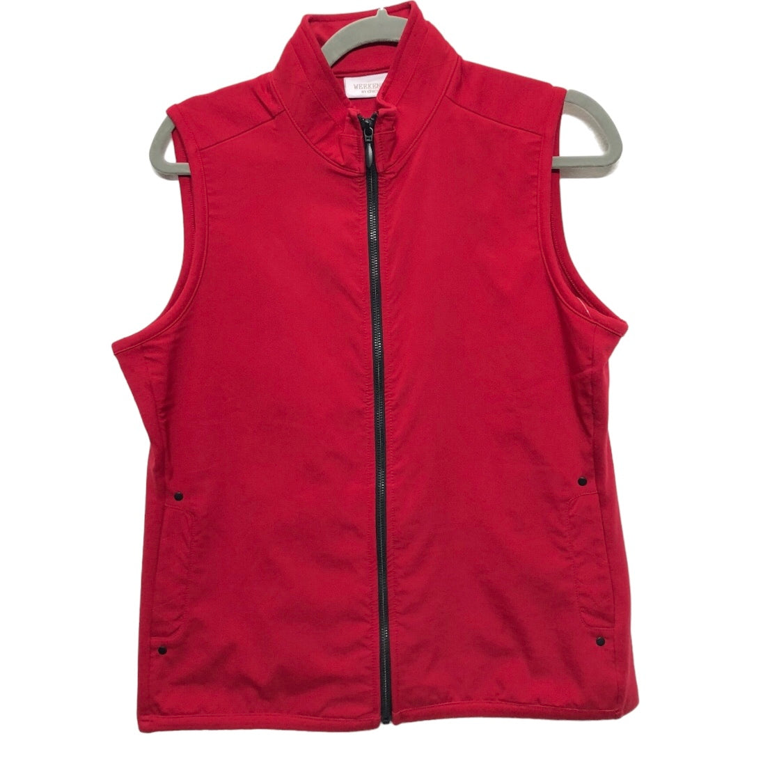 Vest Other By Chicos In Red, Size: M