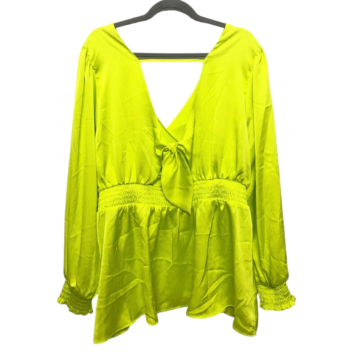 Top Long Sleeve By Torrid In Yellow, Size: 2x