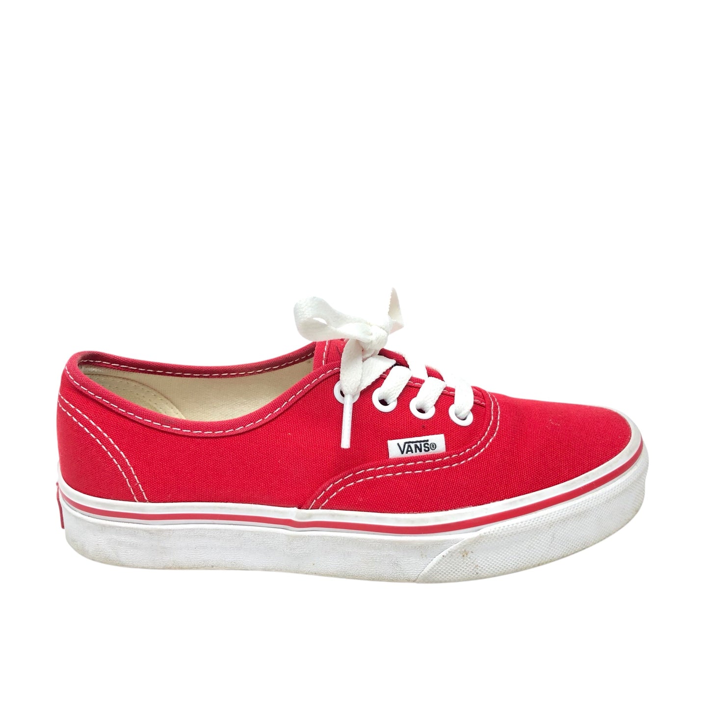 Shoes Sneakers By Vans In Red, Size: 5.5