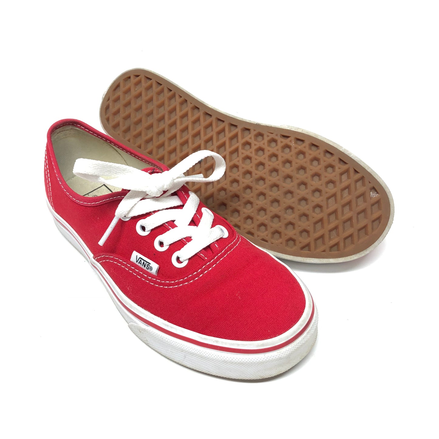 Shoes Sneakers By Vans In Red, Size: 5.5