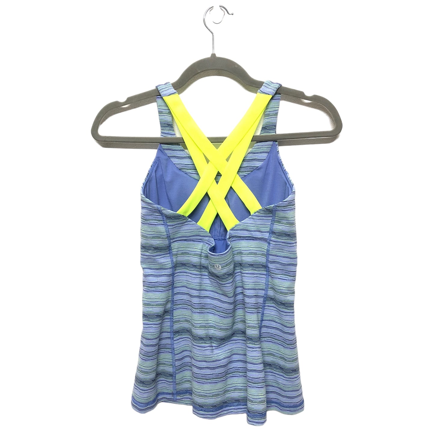 Blue & Yellow Athletic Tank Top Lululemon, Size 6