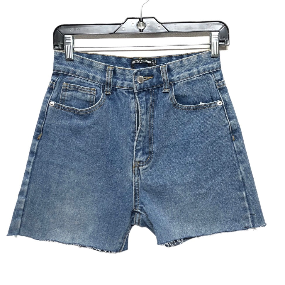 Blue Denim Shorts Pretty Little Thing, Size 2