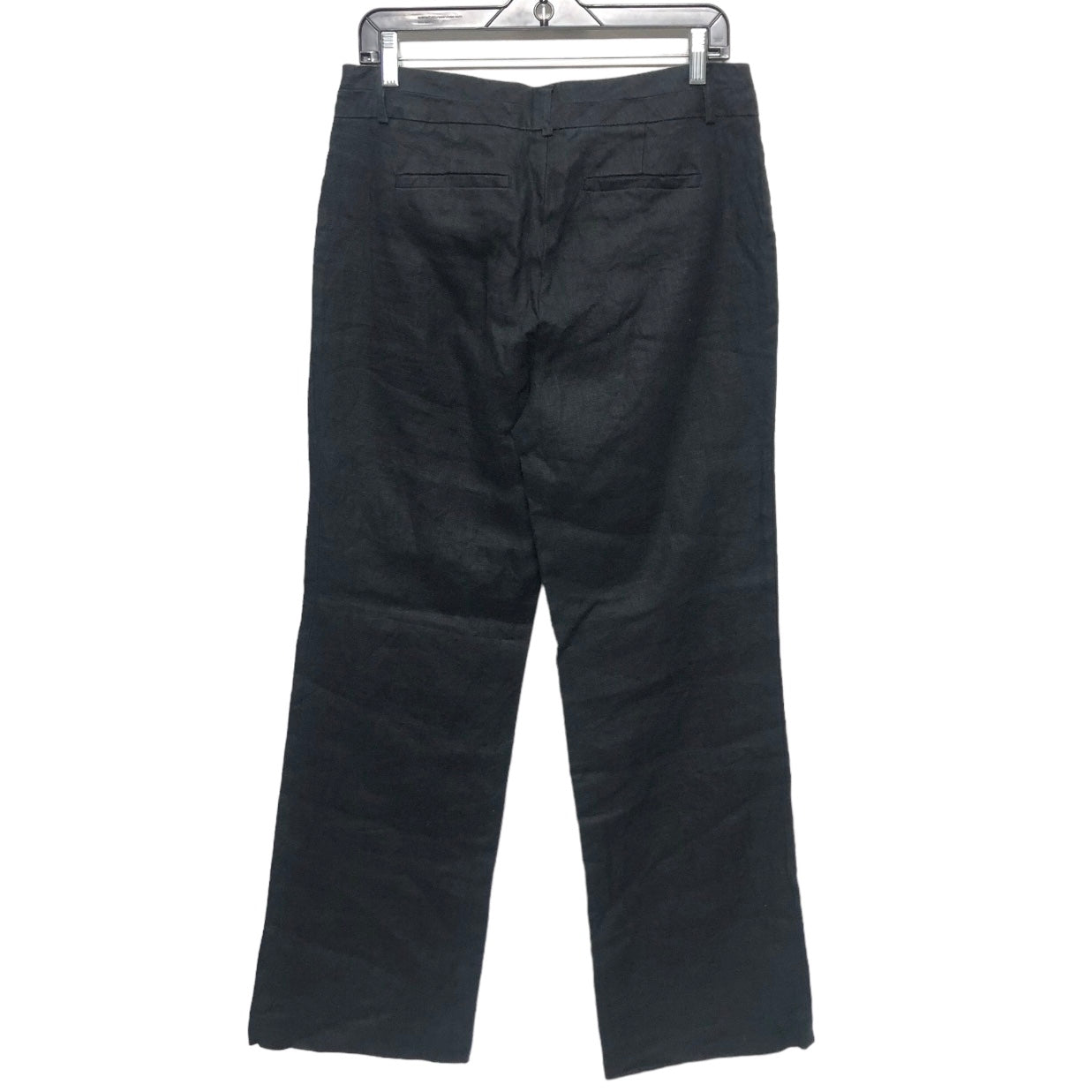 Black Pants Linen Michael By Michael Kors, Size 6