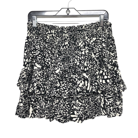 Black & Cream Skirt Mini & Short Easel, Size M