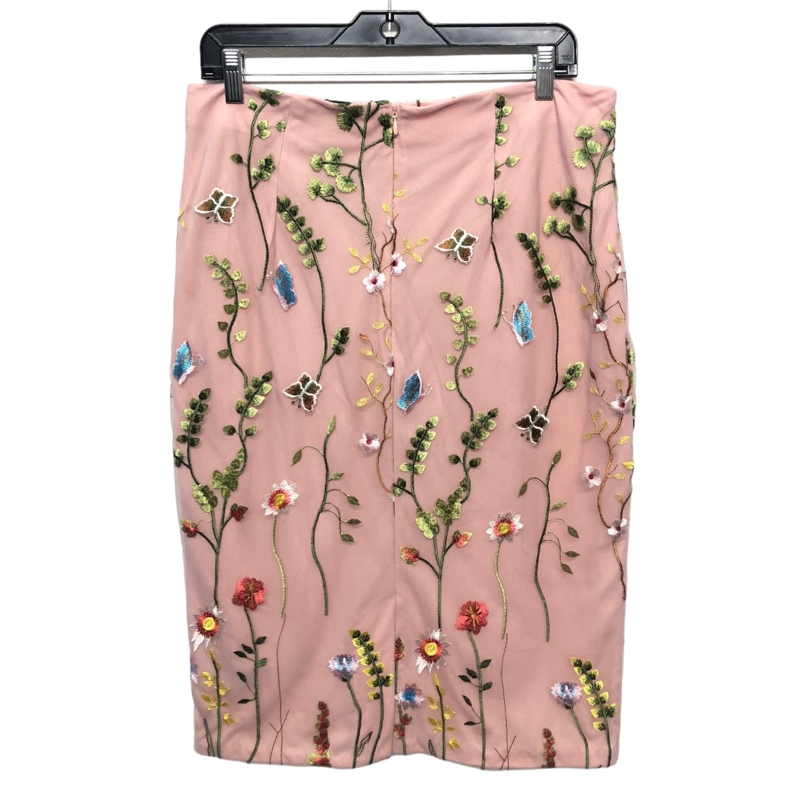 Pink Skirt Midi Eci, Size 10