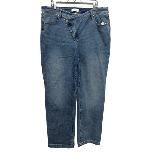 Blue Denim Jeans Straight Lane Bryant, Size 20