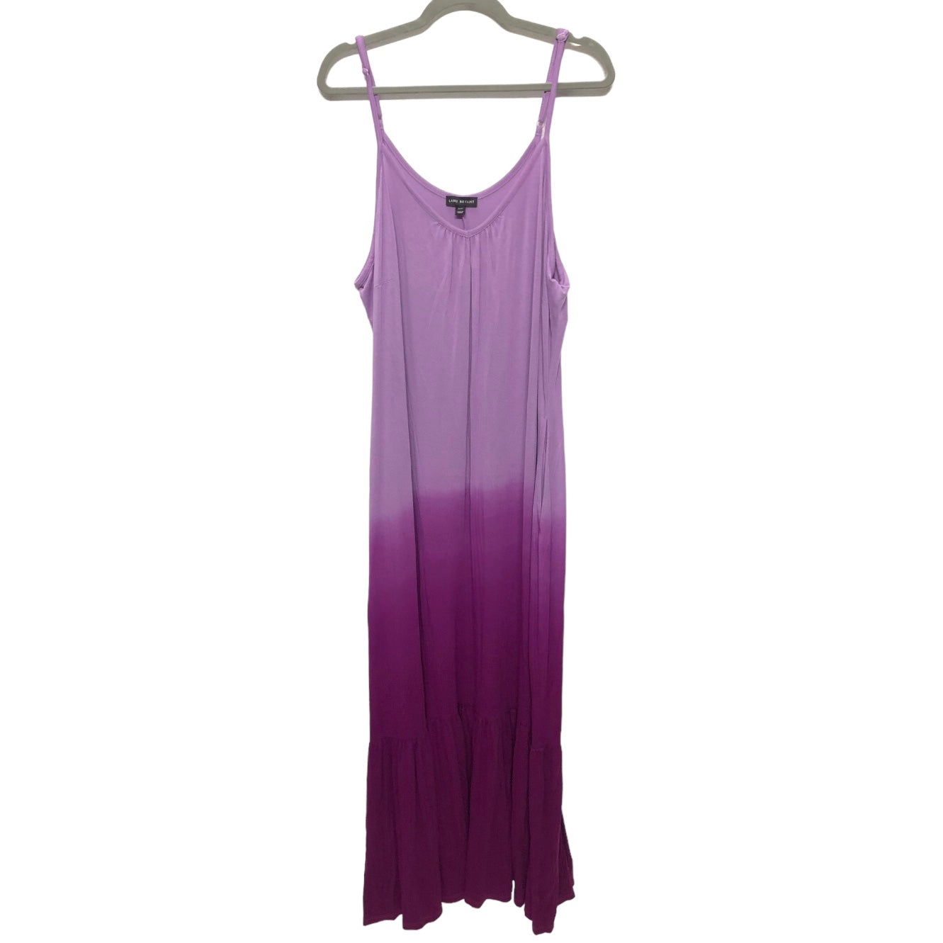 Purple Dress Casual Maxi Lane Bryant, Size 22