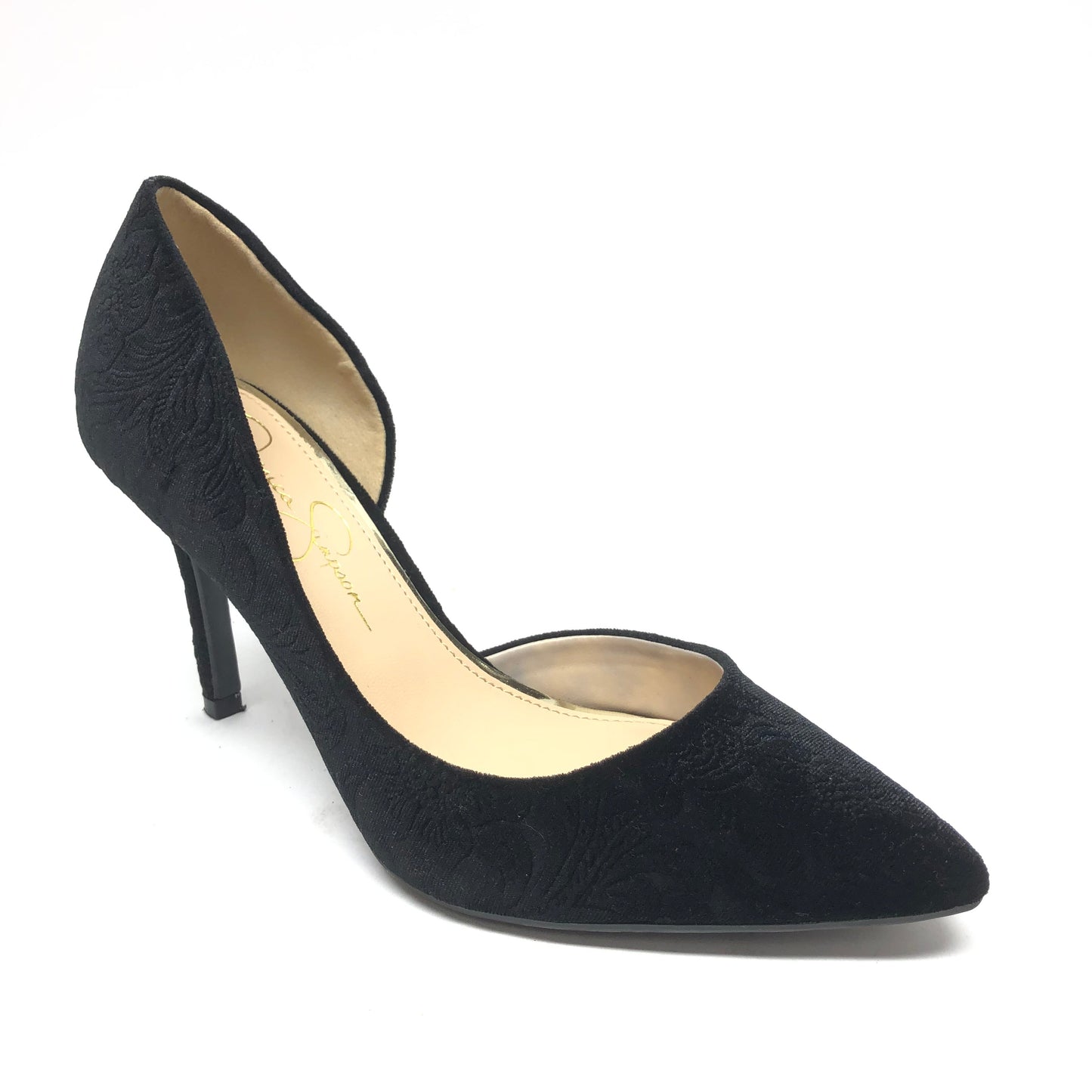 Black Shoes Heels Stiletto Jessica Simpson, Size 8