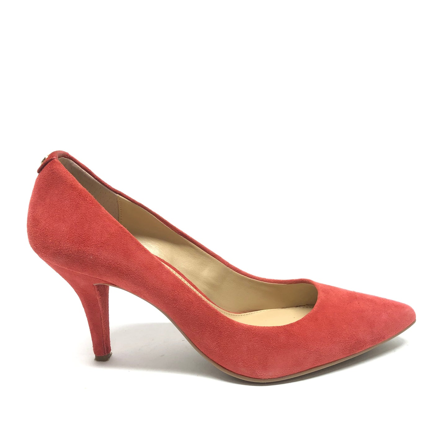 Red Shoes Heels Stiletto Michael By Michael Kors, Size 8
