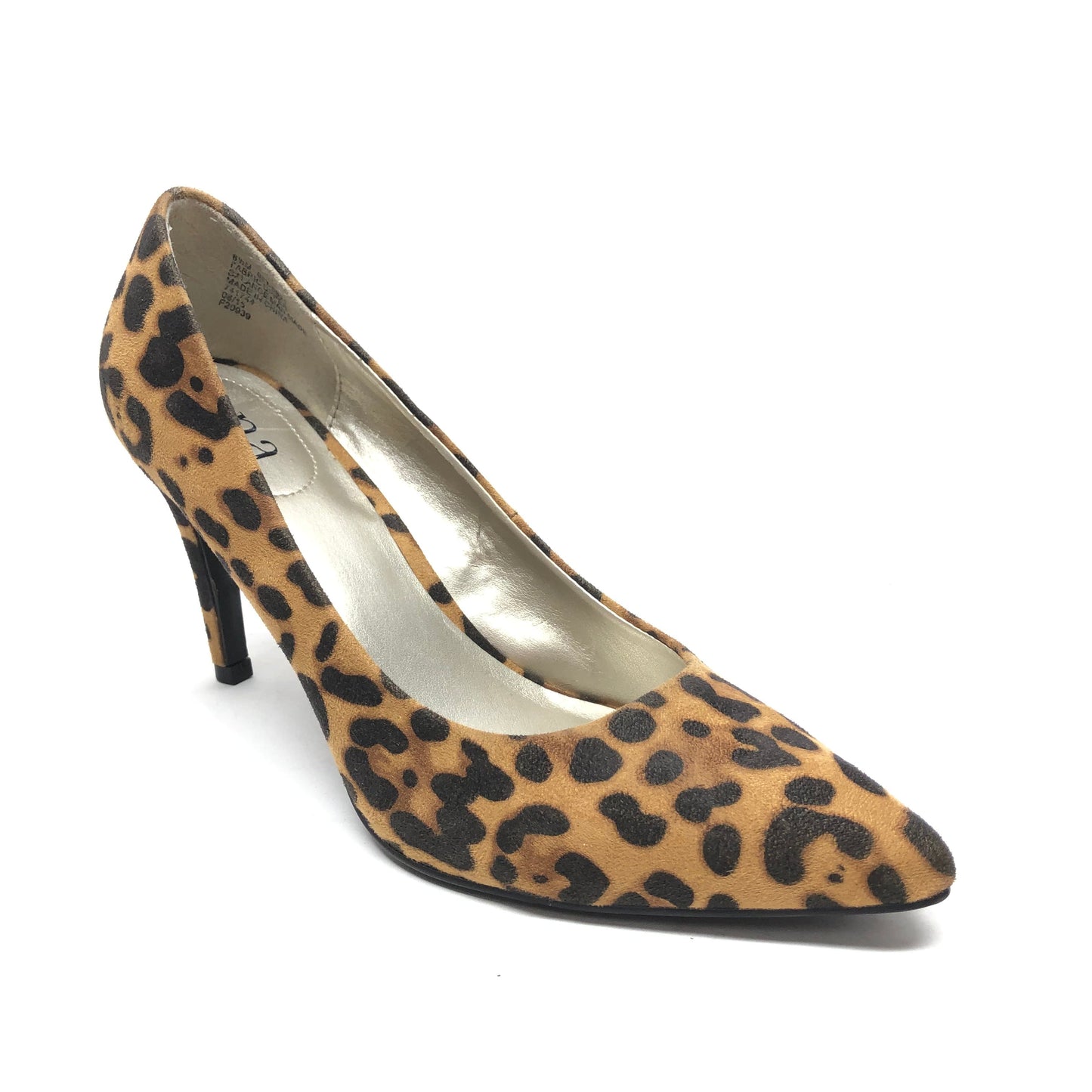 Leopard Print Shoes Heels Stiletto Ana, Size 8.5
